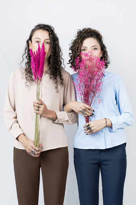 Camisa Clásica Textura Rayas Fluida