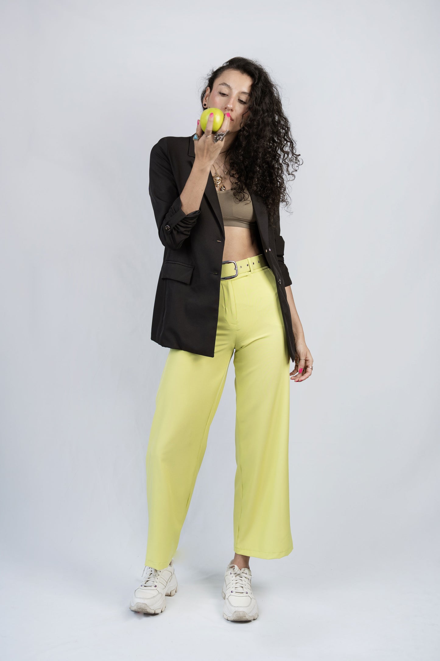 Pantalón Pata de Elefante con Cinturón