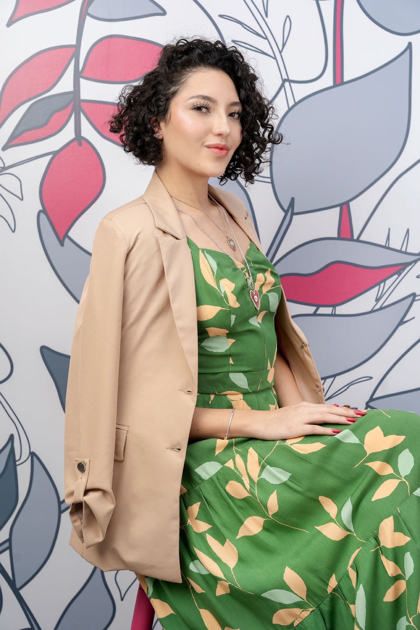 Vestido Largo Estampado Floral